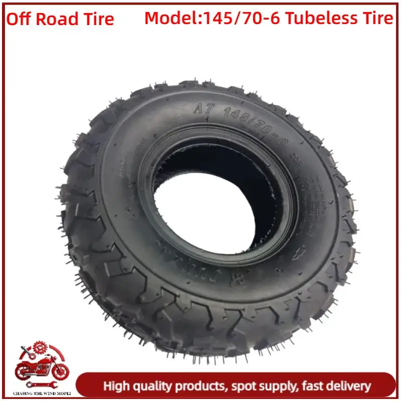 

Бескамерная шина 145/70-6 для мини-мотоциклов Coleman CC100X CT100U Baja Dirt Bug Doodle Bug, квадроциклов 110cc и картов