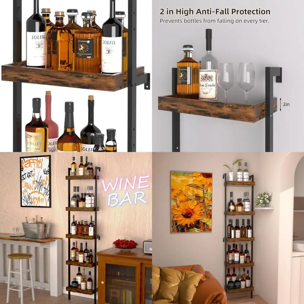 71 Tall 5-Tier Wine…