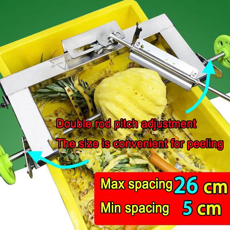 

Pineapple Knife Peeler Stainless Steel Peeling Pineapple Artifact 304 Gouging Clip Seed Peeling Knife Tool Clip Household