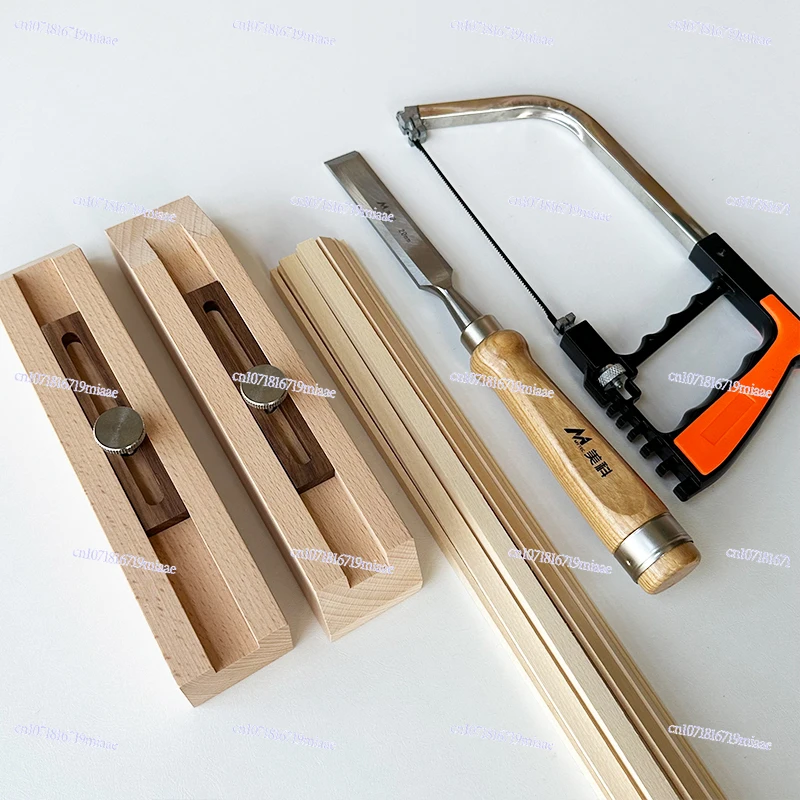 Group Fine Working Material Package, Hypotenuse Angle Shovel Table, Student Woodworking Enthusiast DIY Toolkit Manual Group