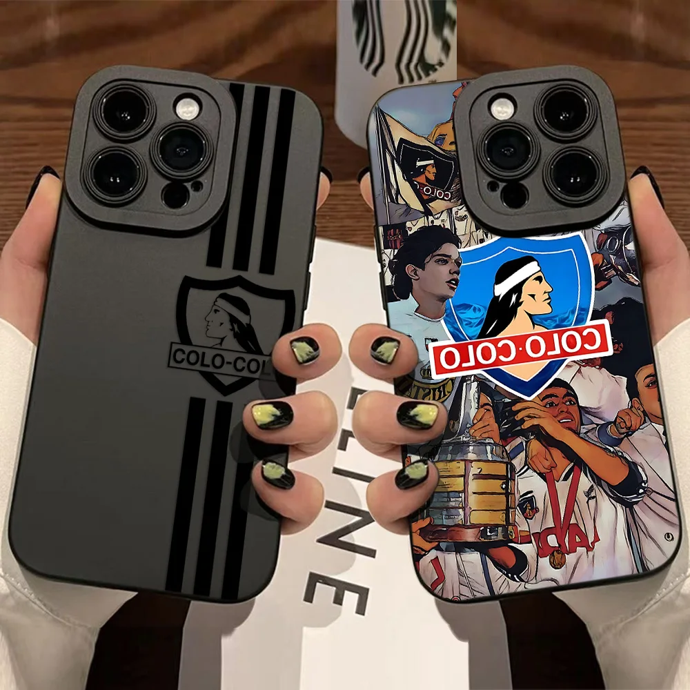 Funda para Teléfono del Nuevo Club Social Y Deportivo Colo, Compatible con Samsung Galaxy A37, A57, A25, A15, A34, A24, A05, A13, A73, A53, A23, A03, A13 4G 5G
