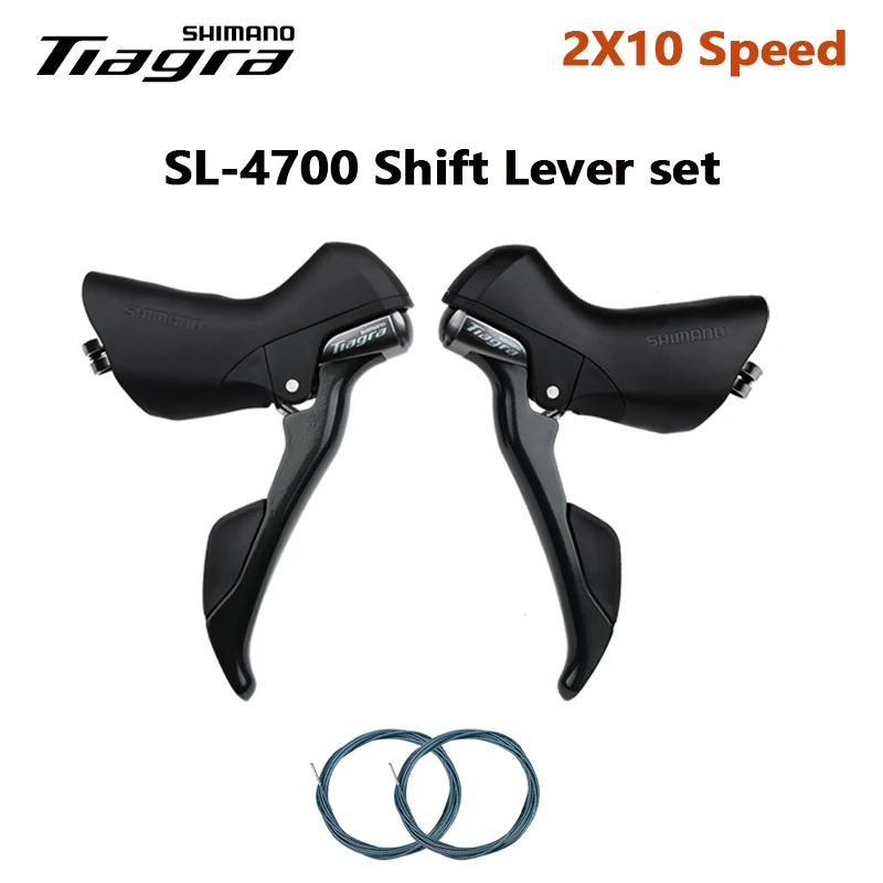 SHIMAN0 Tiagra 4700 2x10 Speed Road bike Groupset Braze-on front derailleur VG chain LTWOO K7 flywheel 10V Super smooth bike KIT