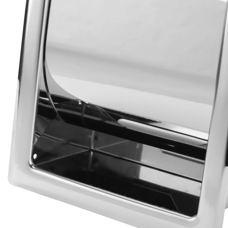 A68P-Stainless Steel Recessed Toilet Paper Holder Wall Toilet Paper Holder,Modern Style Toilet Paper Holder,Recessed Tissue Roll
