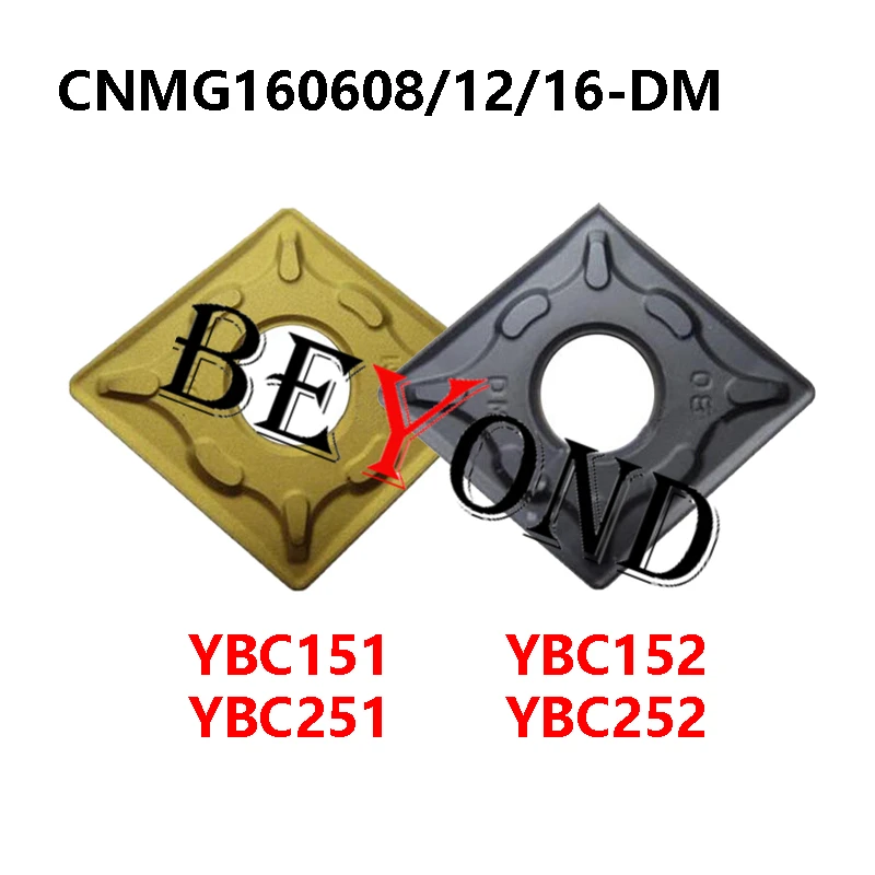 CNMG160608-DM YBC152 CNMG160616-DM YBC251 CNMG160612-DM YBC252 YBC151 100% Original Carbide Inserts For Steel CNMG 160608 160616