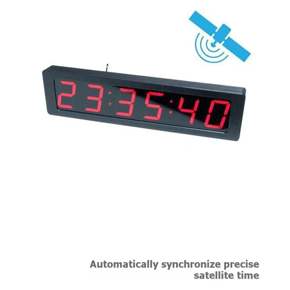 B17BBG GPS Clock with Satellite Timing, 1.2 Inch Digital Alarm Clock, Night Light Time & Temp Display, Type-C USB Powered