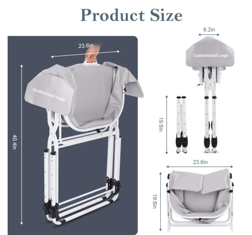 Foldable Dog Bath Tub, 5-Levels of Height Adjustable Save Your Back, Portable Wash Station for Pet Shower Grooming