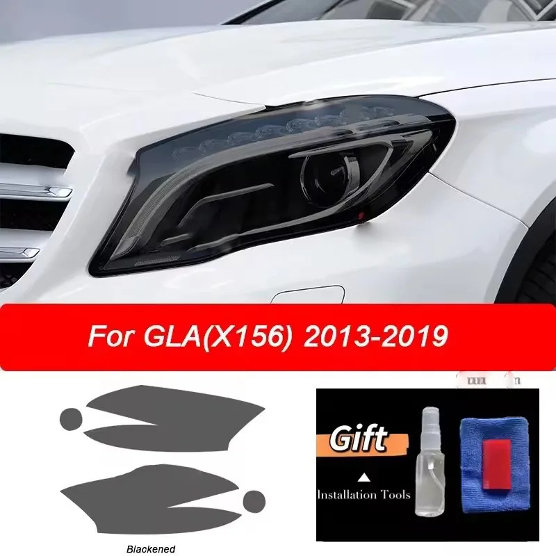 For Mercedes Benz GLA Class X156 H247 GLA45 200 250 AMG Car Headlight Protective Car Film TPU Exterior Sticker Car Accessories
