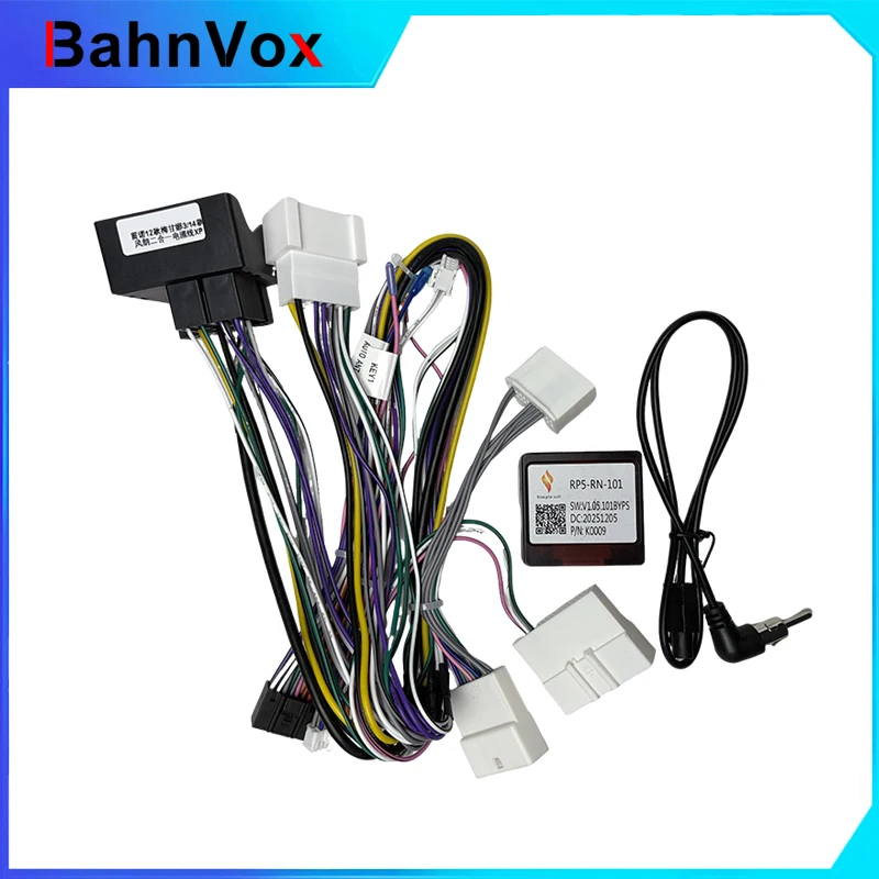 Car 16Pin Audio Wiring Harness With Canbus Box For Renault Megane 3 Fluence Koleos 2010 2014 Car Stereo Wire Adapter