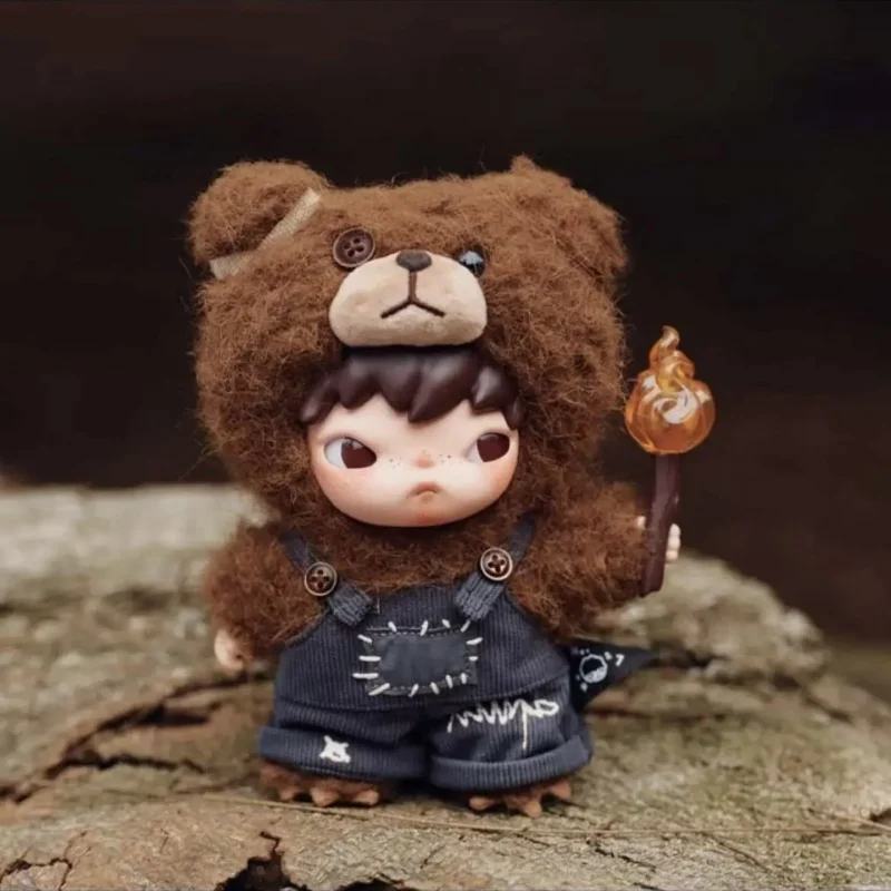 

Hirono Living Wild Fighting Joy Plush Doll Handmade Blind Box Small Wild Bear Plush Doll Pendant Suitable for Birthday Gifts