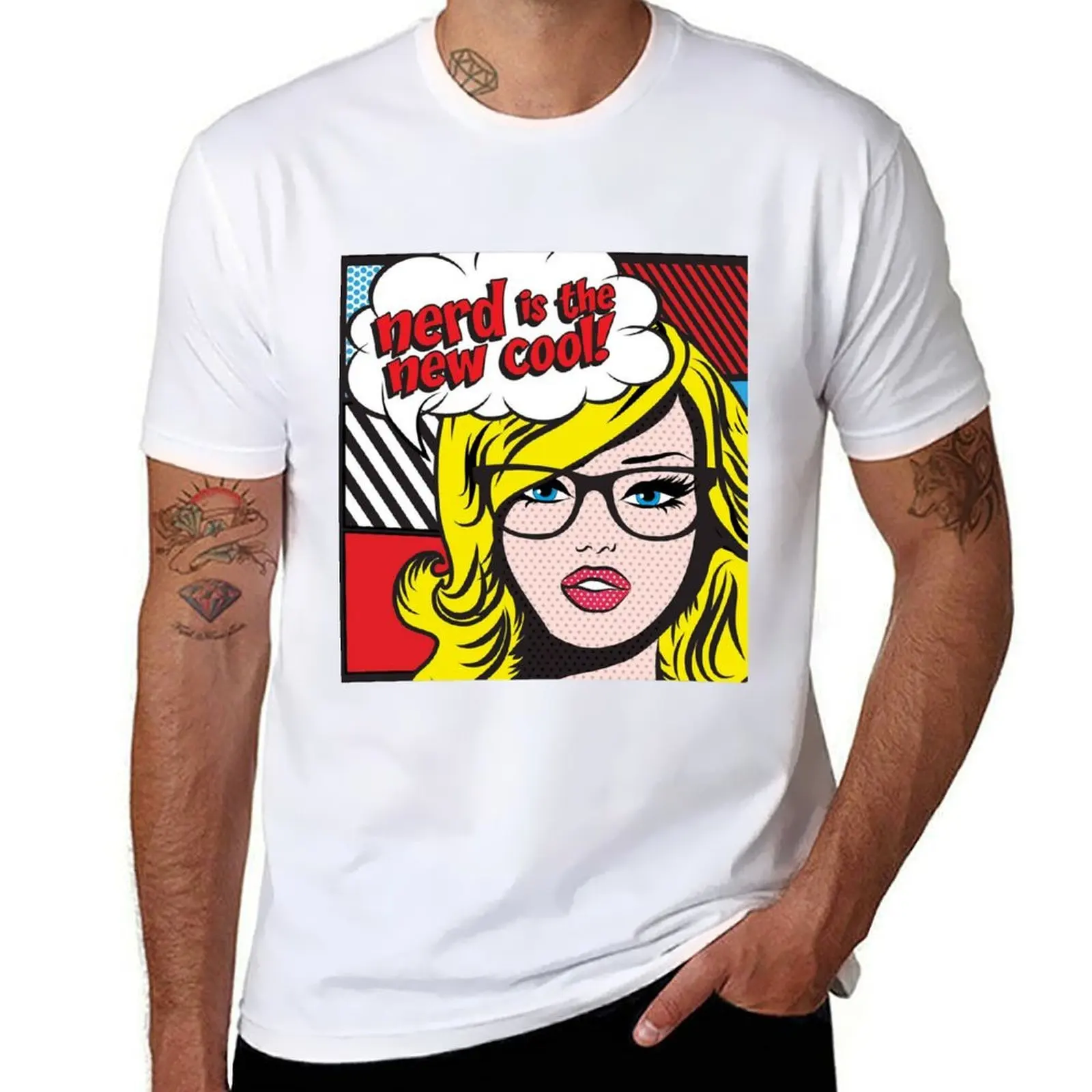 

Gifts For Men Art Roy Lichtenstein Blonde Motivational Cool Graphic For Fan T-Shirt man t shirt cotton T-Shirt