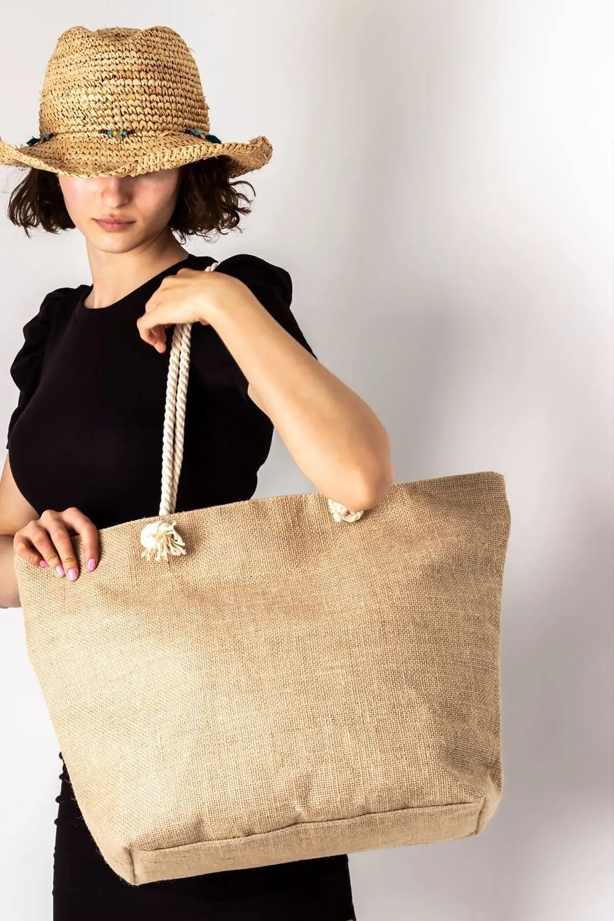 Women's Straw Beach Bag Straw Straw Stylish Sturdy Knitted for the beach 2021 summer fashion trend handy