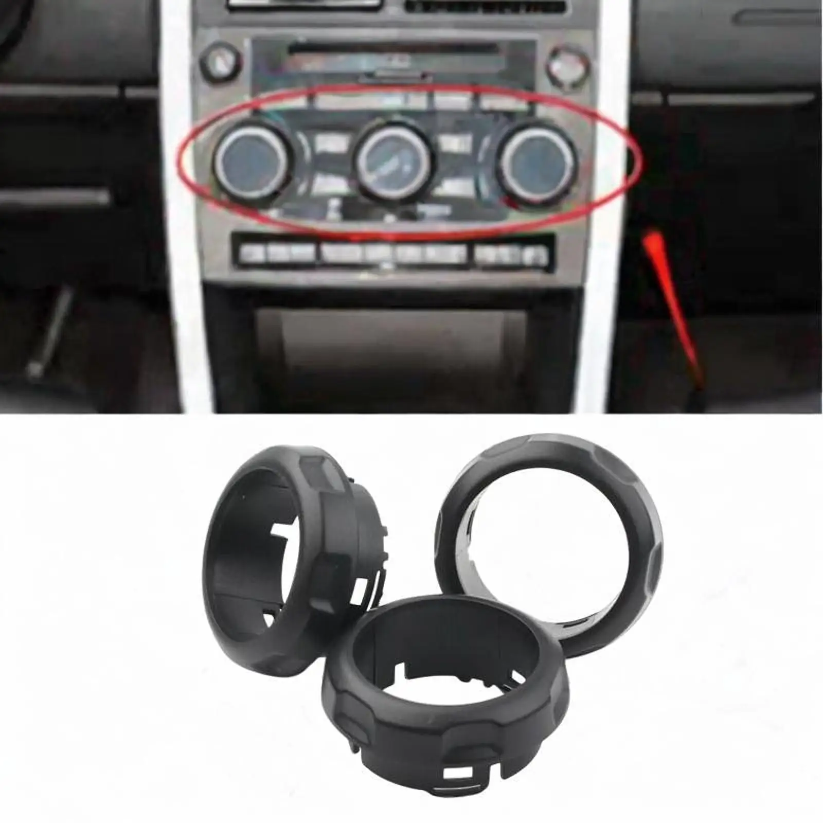 

3x Air Conditioning Knob LR029591 Replacing for Land Rover Discovery 4