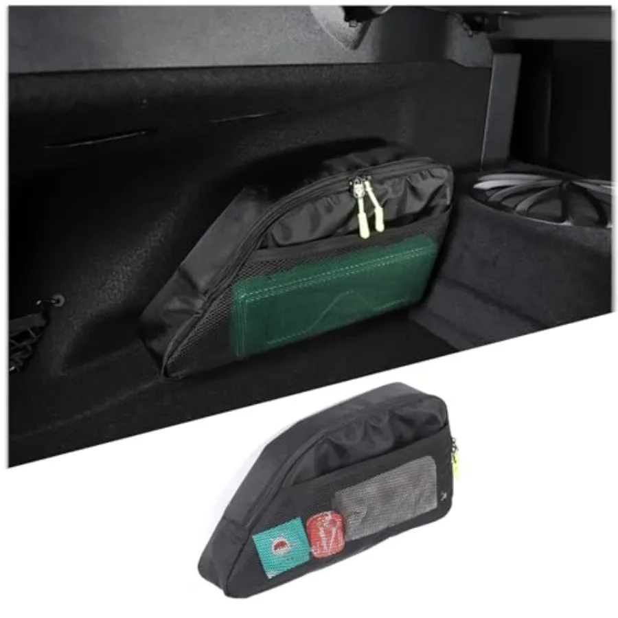 

Car Trunk Organizer Compatible with Toyot@ Supra GR A90 A91 MK5 20192024 Rear Side Ox Cloth Storage Bag Interior Storage Access