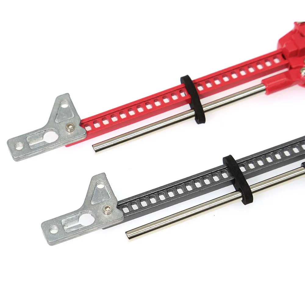 Simulation Slideable Hydraulic Jack Lift Tool for 1/10 RC Crawler Car Upgrade Parts Compatible with Traxxas TRX4, Axial SCX10