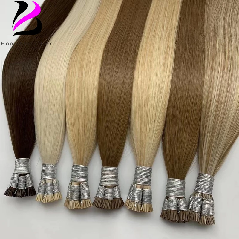 I Tips Virgin Hair Extensions 613 For Black Women 100% Remy Bulk Hair I Tip Natural Hair Extensions  Straight Natural Fusion