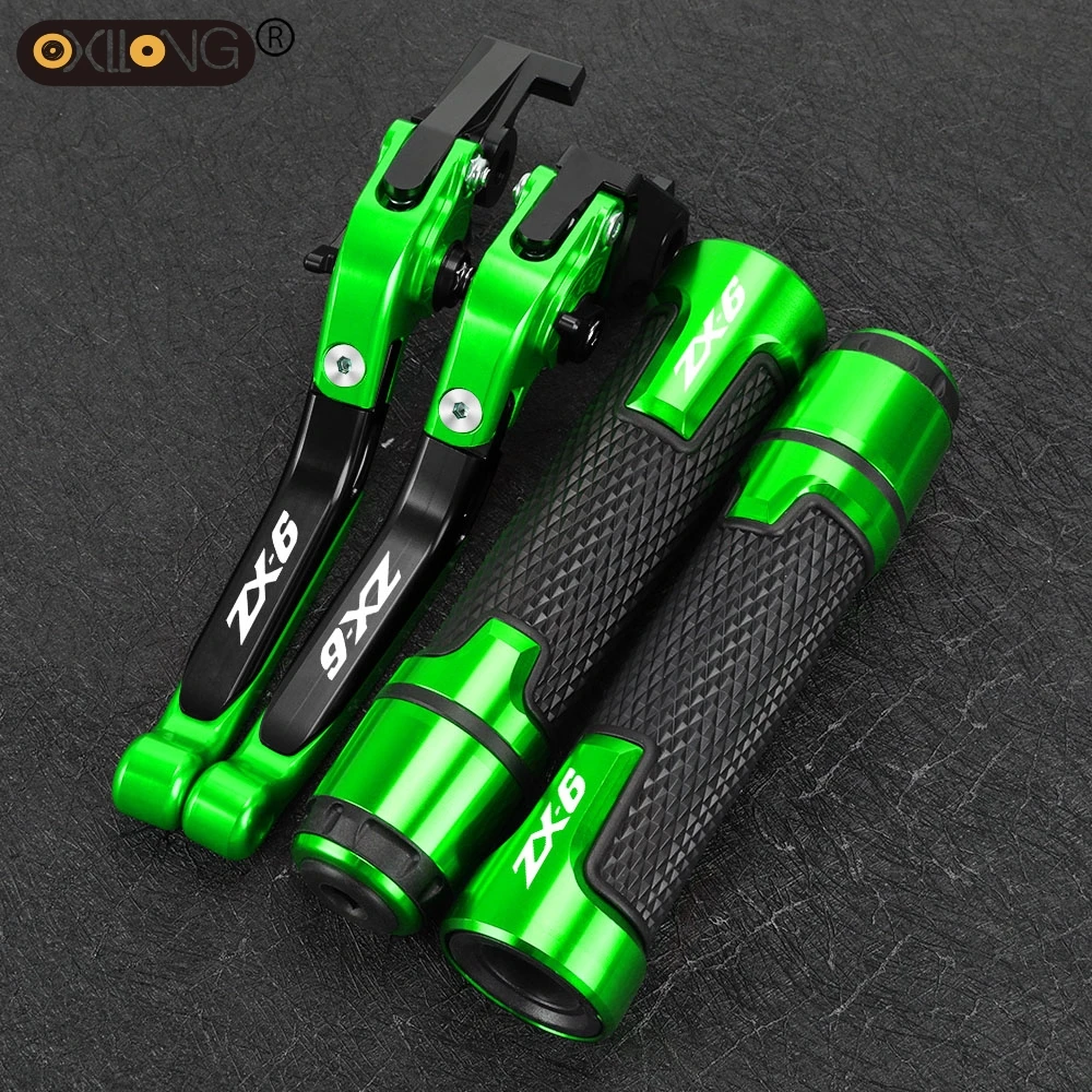 

FOR KAWASAKI ZX-6 ZX6 1990 1991 1992 1993 - 1999 Motorcycle Brake Clutch Levers Handlebar Handle bar Hand Grips ends Accessories