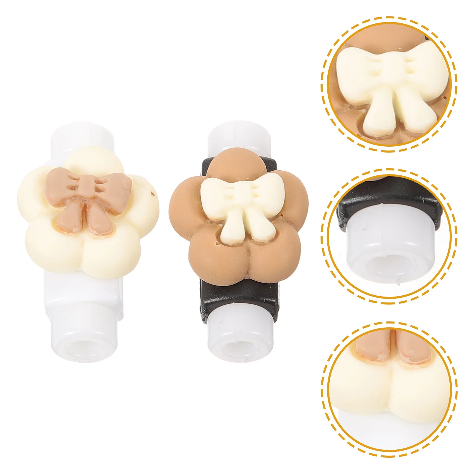 8 pezzi di protezione per cavi per cartoni animati, linea dati, risparmiatore di ricarica, custodia per cavo USB carina, protezione per cavo di copertura durevole e adorabile