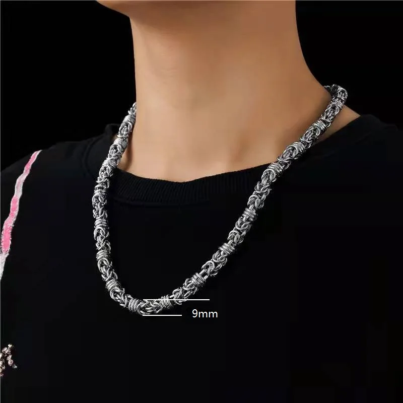 316L الفولاذ المقاوم للصدأ الكوبية سلسلة قلادة للرجال والنساء ، الكلاسيكية فاسق ، DIY بها بنفسك هدية ، عارضة ، ثعبان العظام ، فيجارو ، سلسلة ، جديد