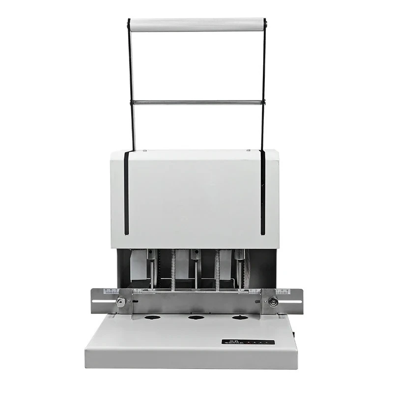 By-DK12 Dual-purpose Drill Bit Three-hole Punching Machine Labor-saving Automatic 5cm Punched Thickness Metal Body Prompt Light