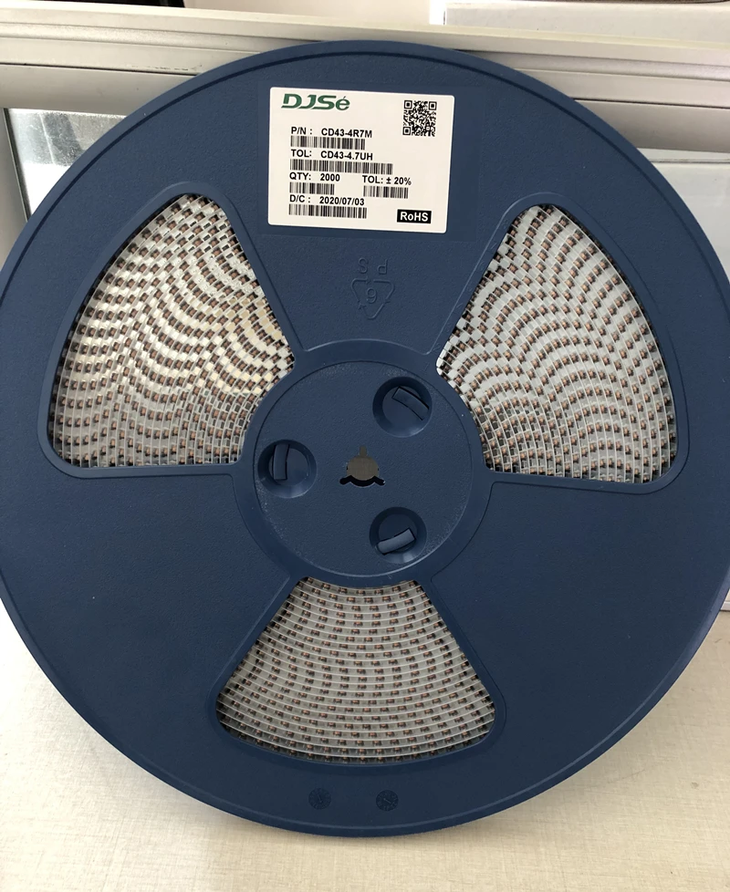 (50 個) SMD パワーインダクタ CD43 シリーズ 2.2uH 3.3uH 4.7uH 6.8uH 10uH 100uH 150UH 220UH 330UH 470UH 680UH 1000UH