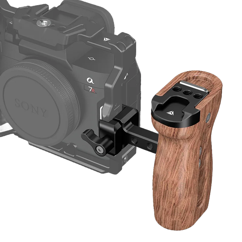 1 x Mini-Seitengriff mit Kaltschuh-Schnittstelle und 1/4 Zoll-20-Schraubhalterung für DSLR/Digitalkamerakäfig – Detail 19