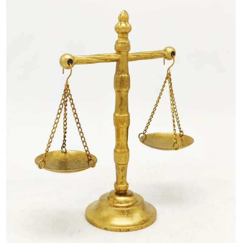 Europäische Studie Schreibtisch Zubehör goldenes Dekor Vintage Kupfer Cross Balance Dekorationen dekorative Studie Büro Tisch dekoration – Detail 2