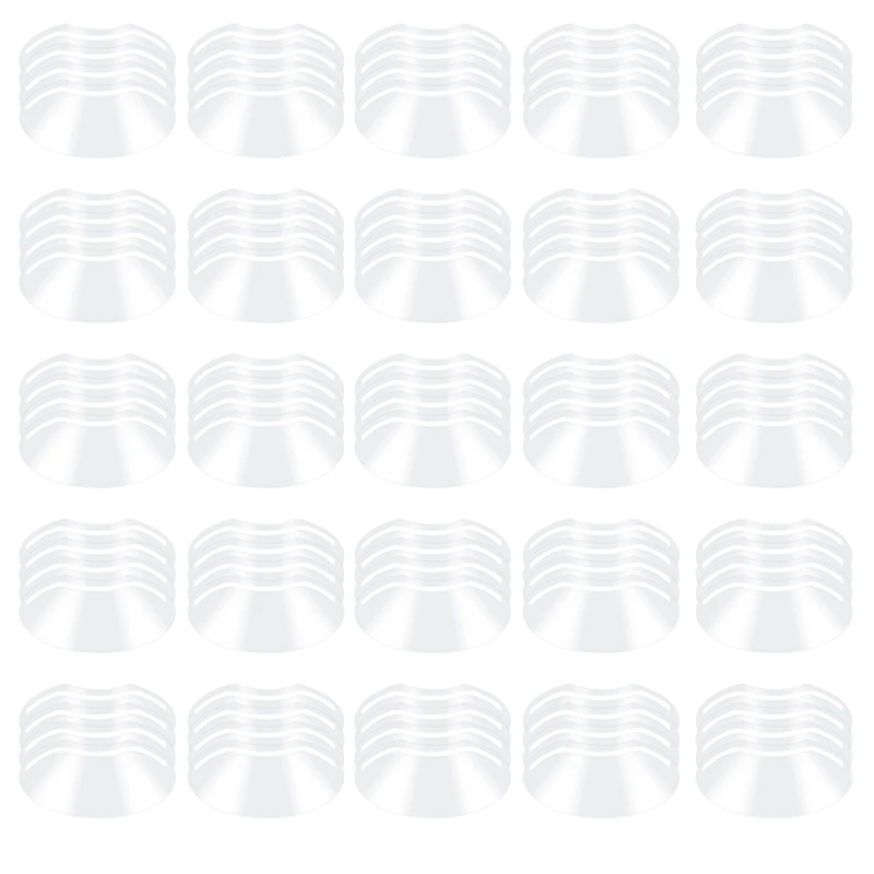 

100Pcs Eye Protection Hairdressing Mask Isolate Haircut Tool Face Protecting Forehead Mask Face Shield Disposable