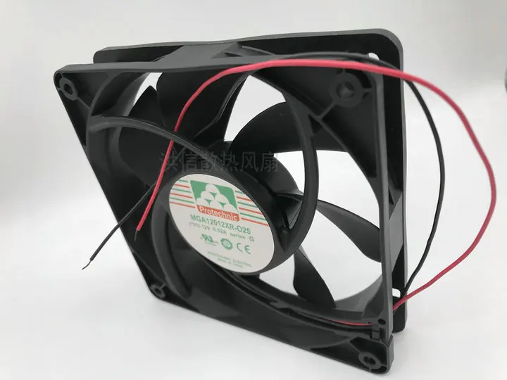 Freight free original MGA12012XR-O25 12025 12V 0.52A 12cm chassis axial fan