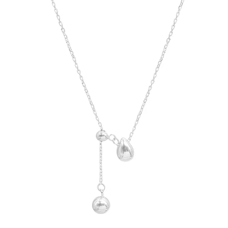 Nuova collana in argento sterling 925 con ciondolo a forma geometrica personalizzata, girocollo, regalo di compleanno per le donne, gioielli squisiti