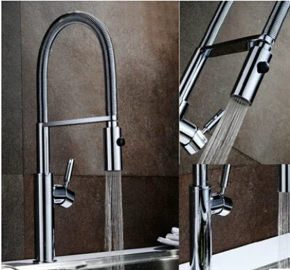 

kitchen top quality Polished chrome Spring spray basin mixer faucet a faucet luxury basin sink tap accessories 1pcs/lot