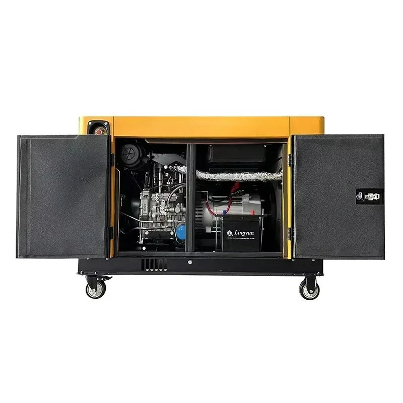 

-15KVA Silent Diesel Generator Good Price 12KW super silent generator 380V diesel generator