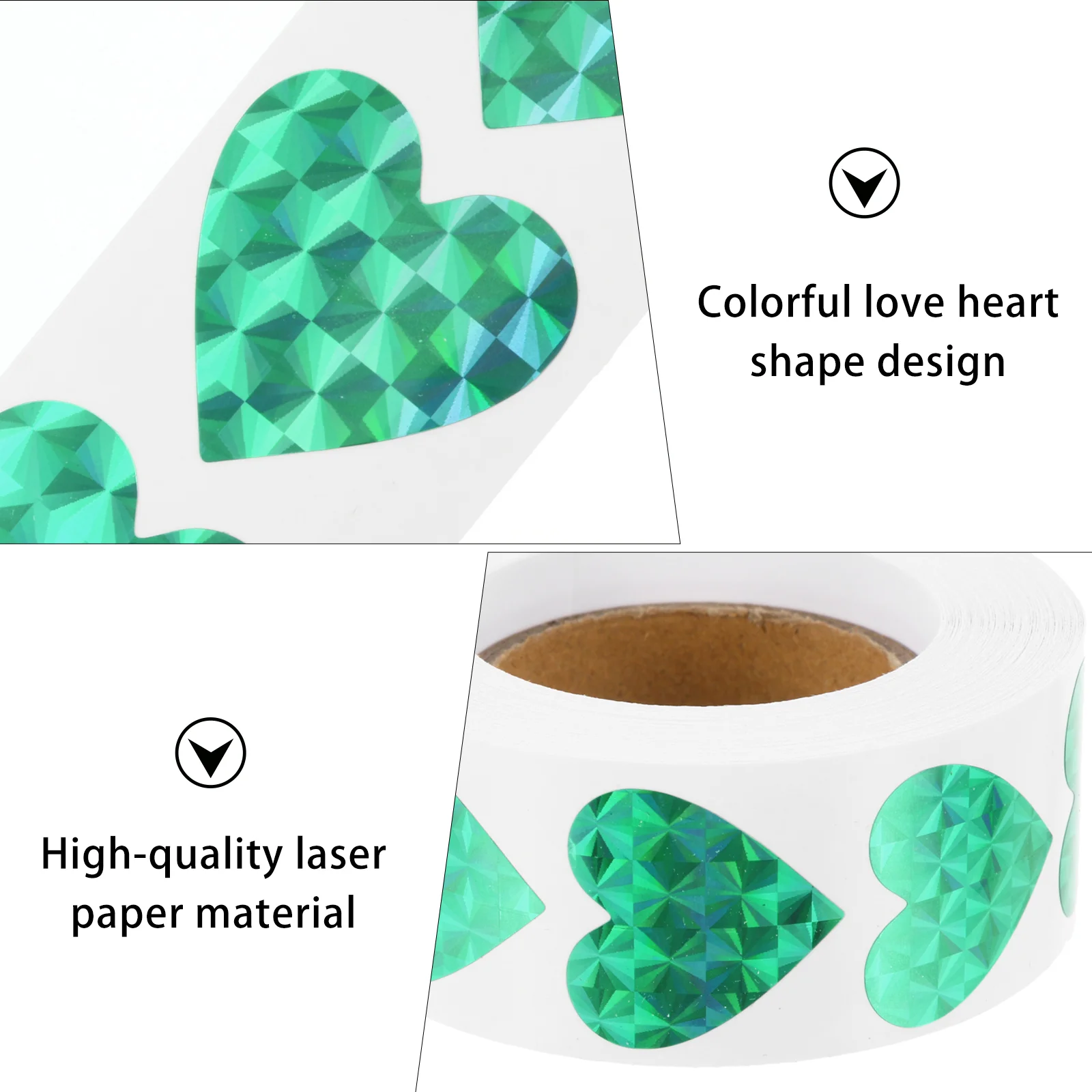 Heart-shaped Sticker Gifts Scrapbooking Paper Labels Sealing Stickers for