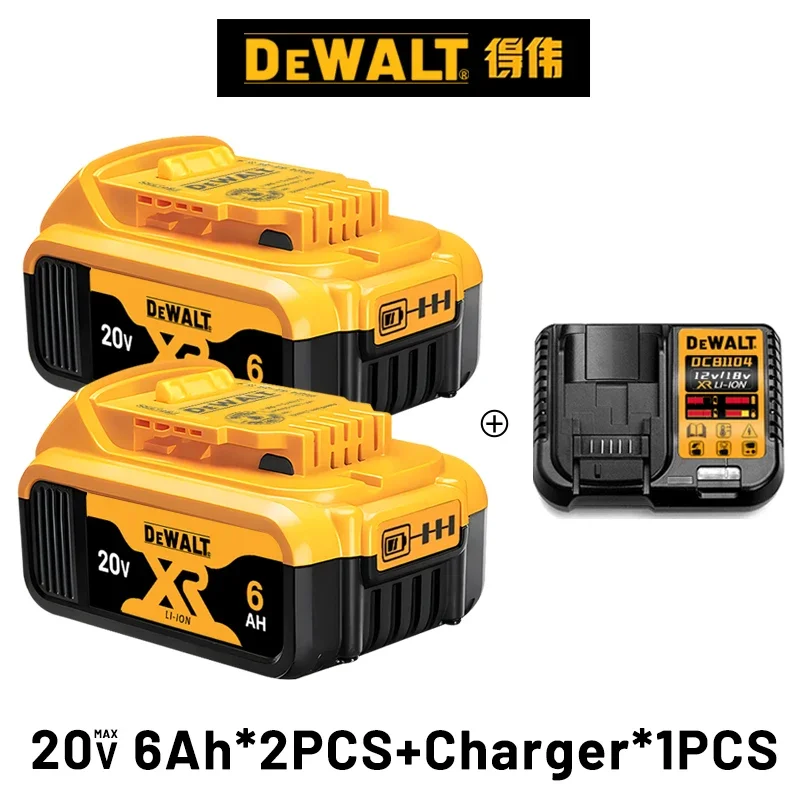 Power Original DEWALT 5AH 6AH 9AH DCB609 18V 20V 60V Lithium-Ionen-Akku für Dewalt DCB206 DCB205 DCB204 DCB609 DCB184 DCB200