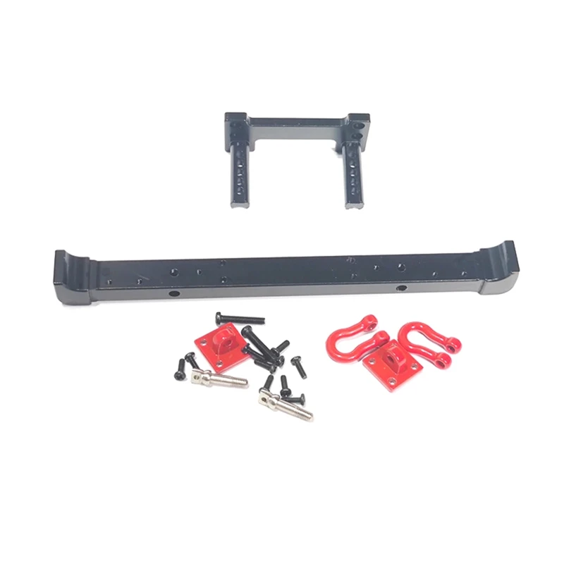 

For Mangniu 128 Wrangler Upgraded The Modified Metal Aluminum Alloy Bumper Back Bar And Trailer Buckle