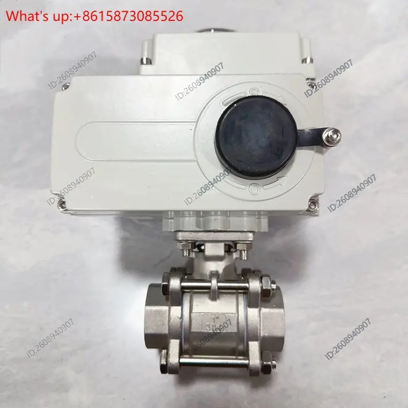 Electric wire buckle internal thread ball valve, three-piece stainless steel ball valve, adjustable switch type Q911F-16P