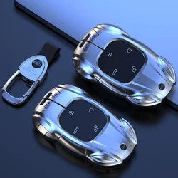 Metal Car Remote Key Cover Case Holder Protector Shell Housing For GAC Trumpchi New Empow J11 J12 J13 J15 J16 GS8 GS4 GS3 Emzoom