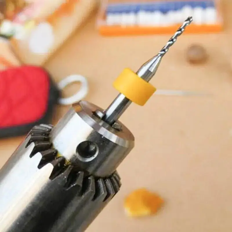 10Pcs Mini Carbide PCB Drill Bit Set 0.1‑1.2mm 1/8 Inch Shank For Printed Circuit Board Hole Drilling Cutter