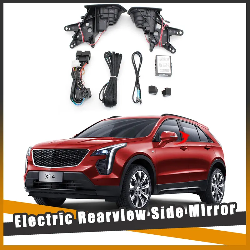 For Cadillac XT4 2014+ Auto Intelligent Automatic Car Electric Rearview Side Mirror Folding System Kit Module When placing