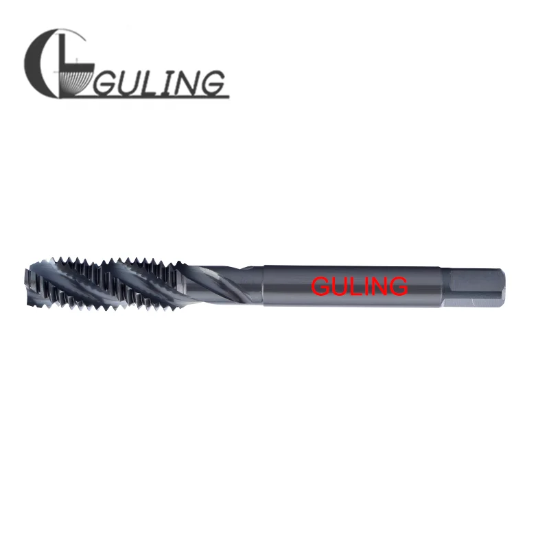 GULING YG HSSE Spiral Pointed Fluted Tap U4-40/10-32 12-24 5/16 1/2 5/8 7/16 Machine Screw Thread Taps