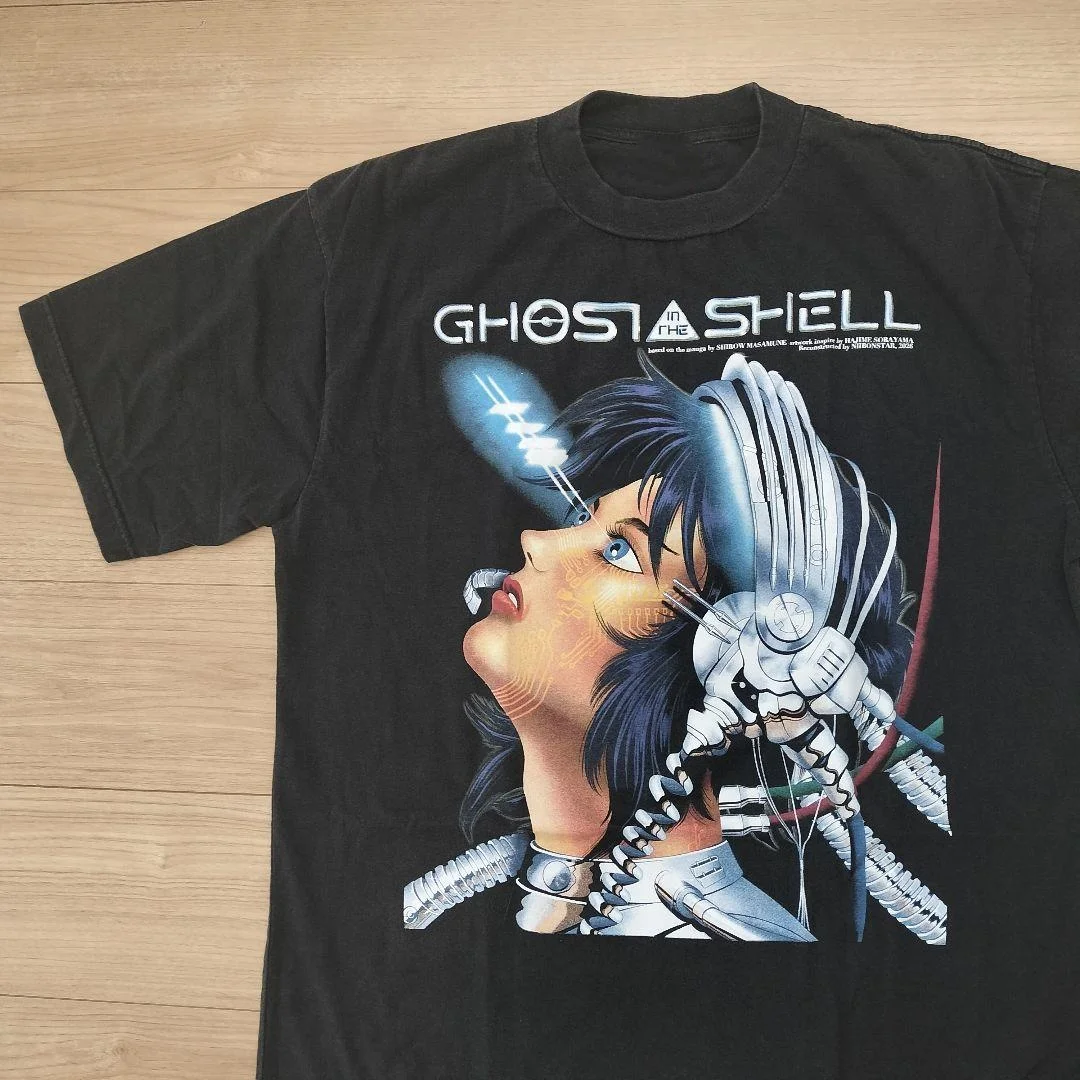 Ghost in The Shell Motoko Kusanagi Graphic T-Shirt Cotton Men Women Streetwear Tee