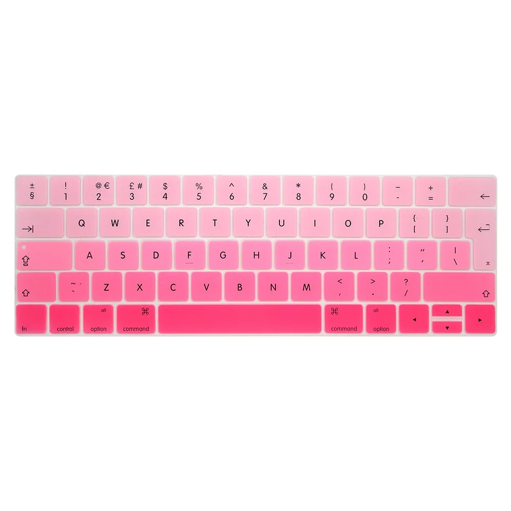 

laptop keyboard cover Keyboard stickers For MacBook with touch bar 13 15 inch A2159 A1706 A1707 A1989 A1990 EU English Version