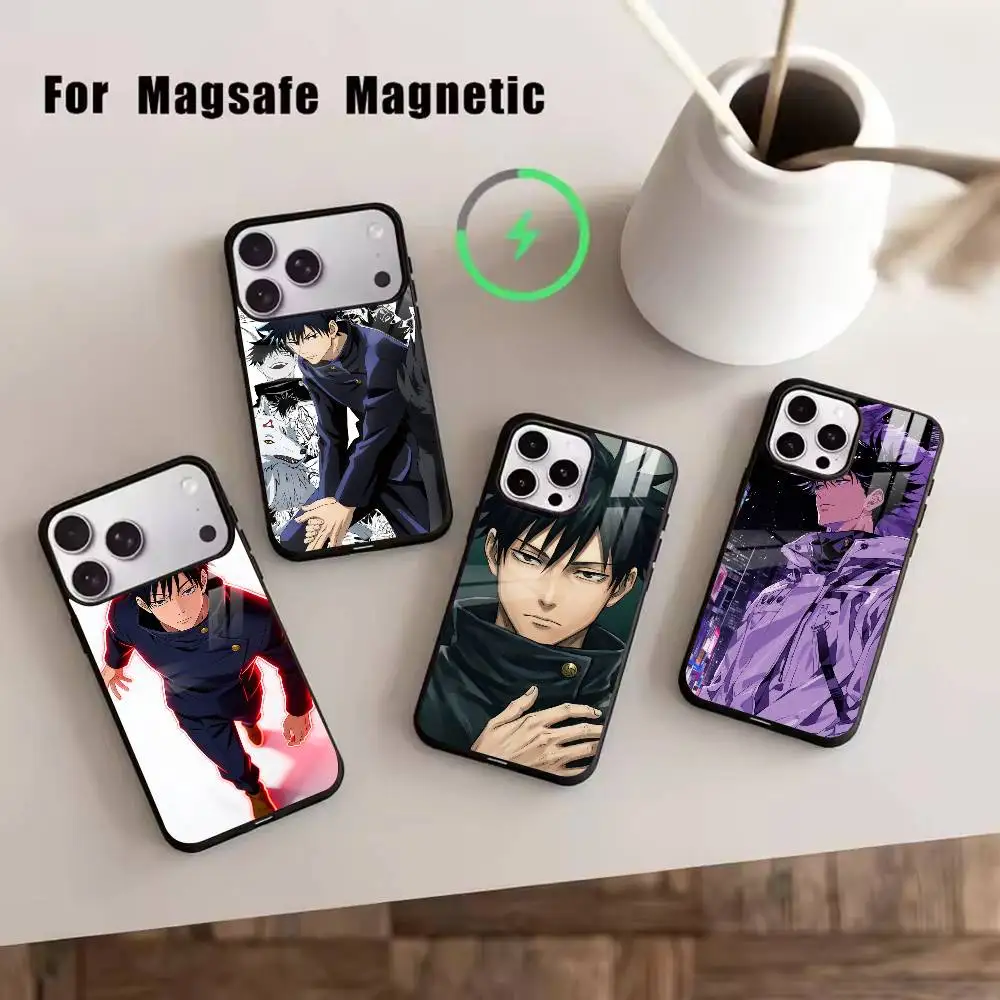 JK-F-Fushi-guro M-Meg-umi Phone Case For iPhone17,16,15,14,13,12,11 Plus,Pro Magnetic with Magsafe Wireless Charging