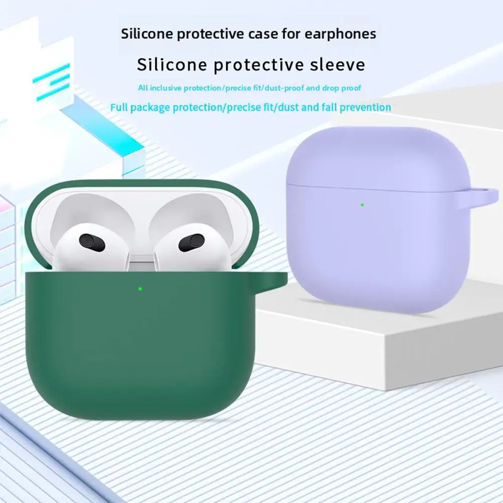 Soft TPU Case For AirPods 4 2024 Silicone Cover For Apple AirPods 4 4th Generation Cases Earphone Protetcive Funda