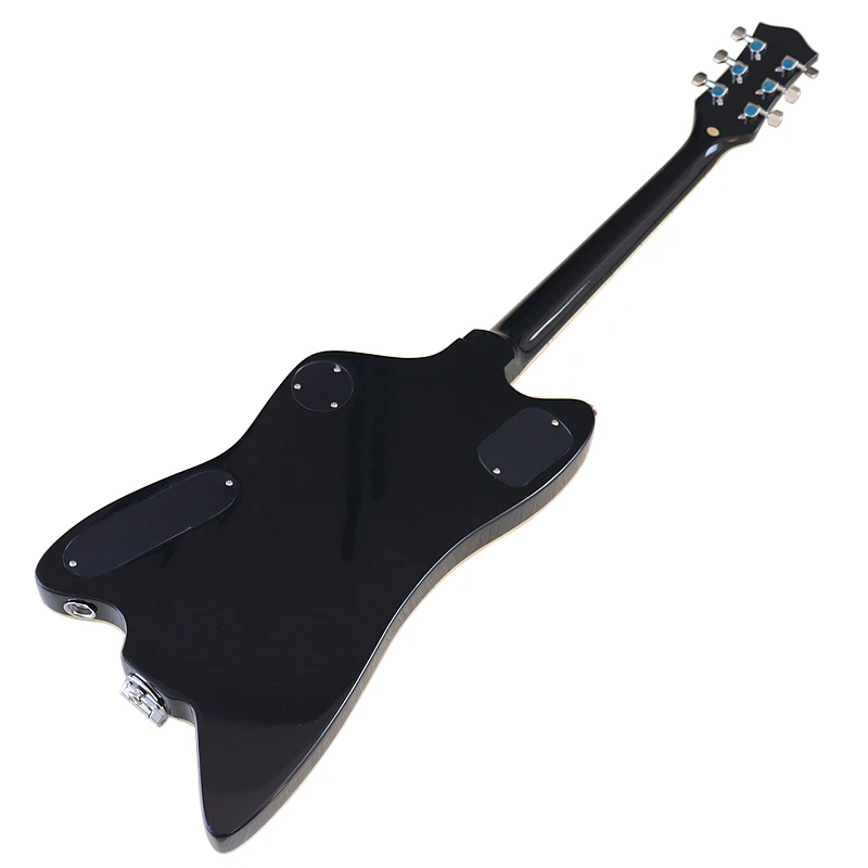 High Grade 6 String Metallic Big Sparkle Electric Guitar Bigs Tremolo Tailpiece Dark Fingerboard Thumbnail Inlay