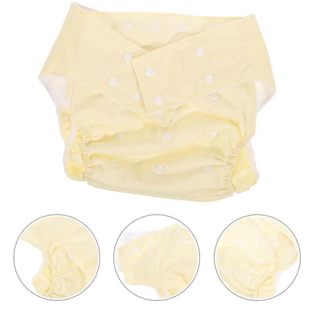 

2Pcs Washable Adult Cloth Diapers Reusable Incontinence Leakproof Underwear Protective Pants for Elderly Overnight