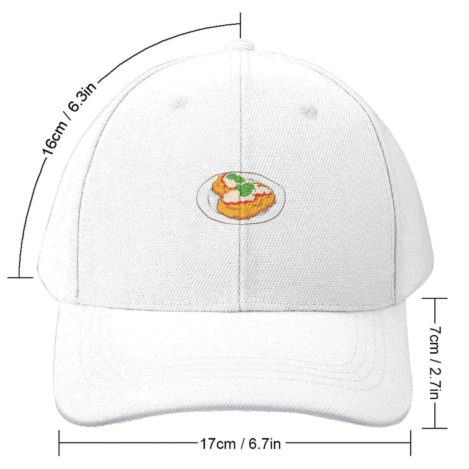 Foodie Parmesan Did Someone Say Chicken Parm graphic Baseball Cap Gentleman Hat Dropshipping Rave Thermal Visor Women's Men's