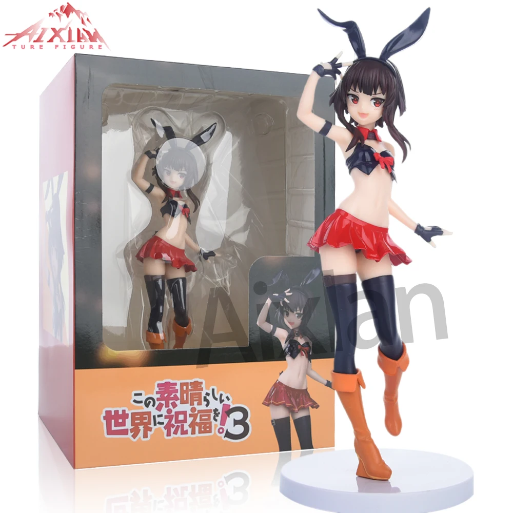 Figura de Aixlan Megumin de 25cm, bendición de Dios en este mundo maravilloso. Figura de acción de PVC Amine, regalo de cumpleaños, figurita coleccionable