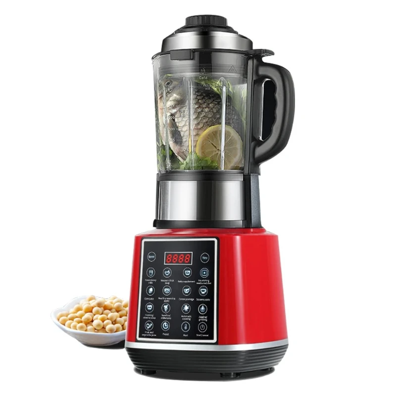 

Multifunctional Electric Food Processor Heated Blender Mixer Smart 4 in 1 Ice Cube Juicer Digital Blender