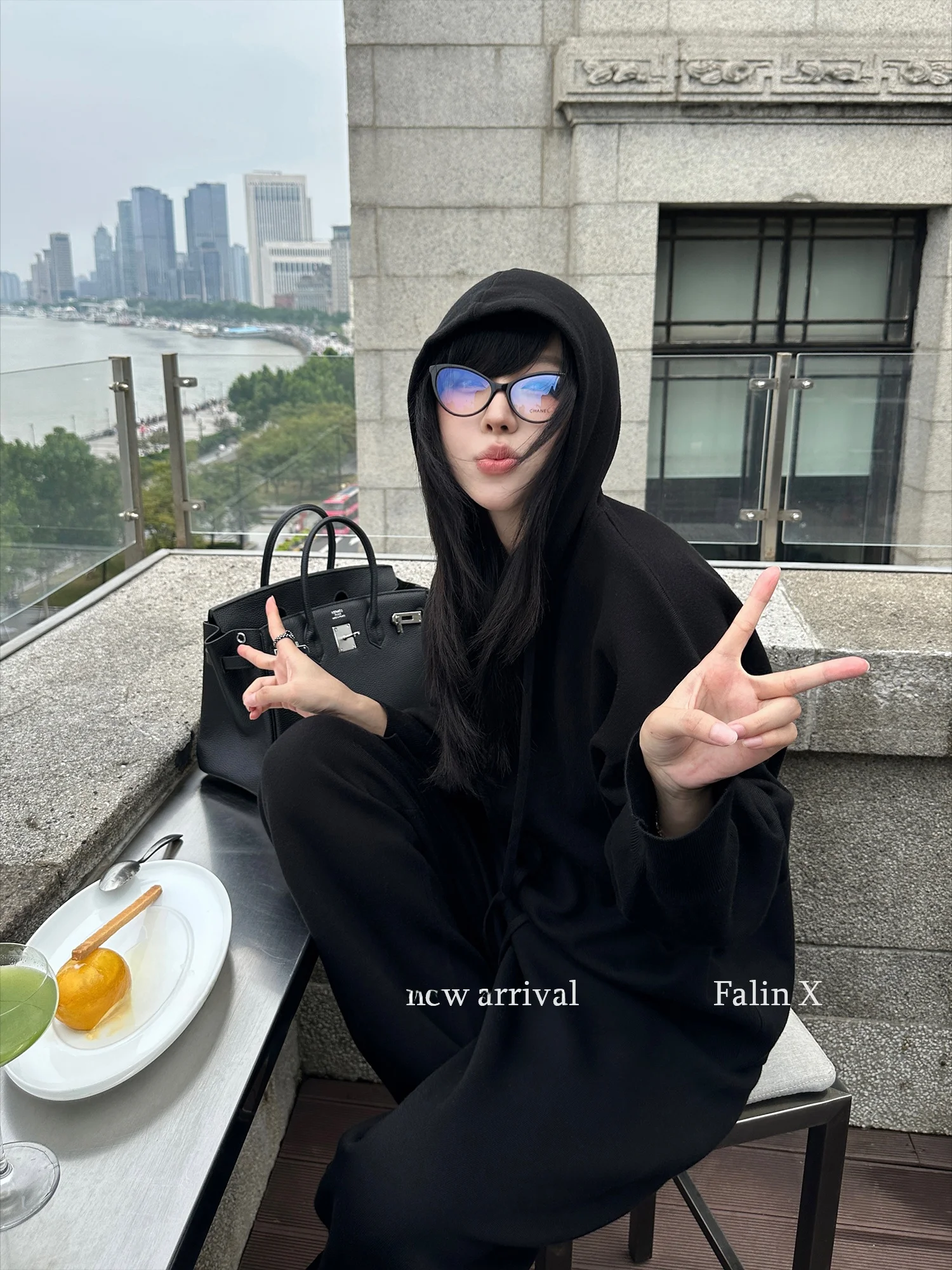 

Комплект Falin X: повседневный вязаный костюм из двух предметов (шапка и длинные брюки) для женщин, с V-образным вырезом, длинными рукавами, удобный, дышащий, для осенней носки