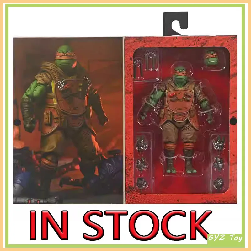 Original Neca 54373 The Last Ronin Michelangelo Anime Action Figure Collection Model Doll Toys Kids Birthday Christmas Gifts